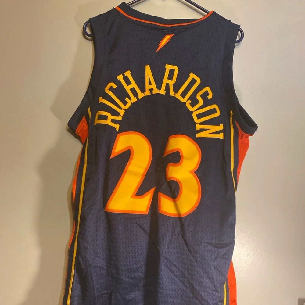 Adidas Golden State Warriors Med Length +2 Jason Richardson #23 Jersey Sewn VHTF